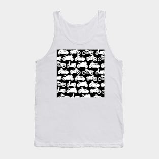 Motorcycle Collection Black Background Tank Top